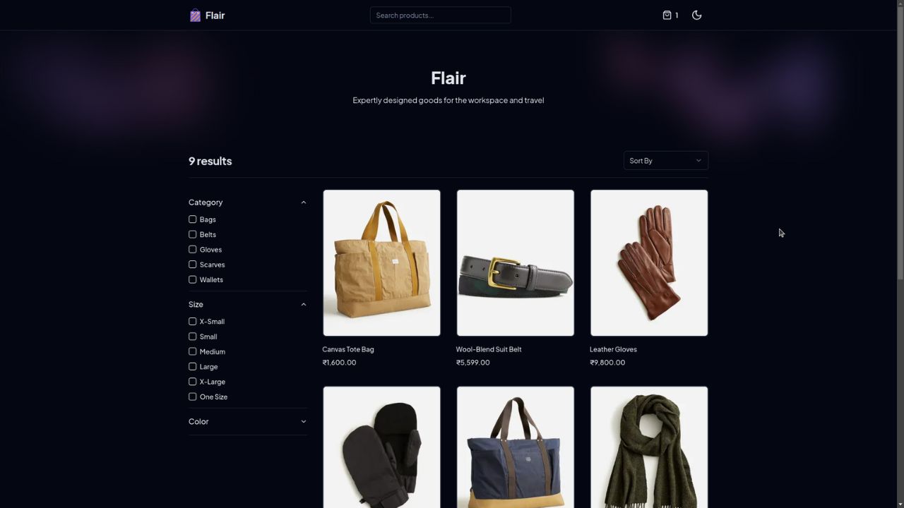 Flair - E-commerce